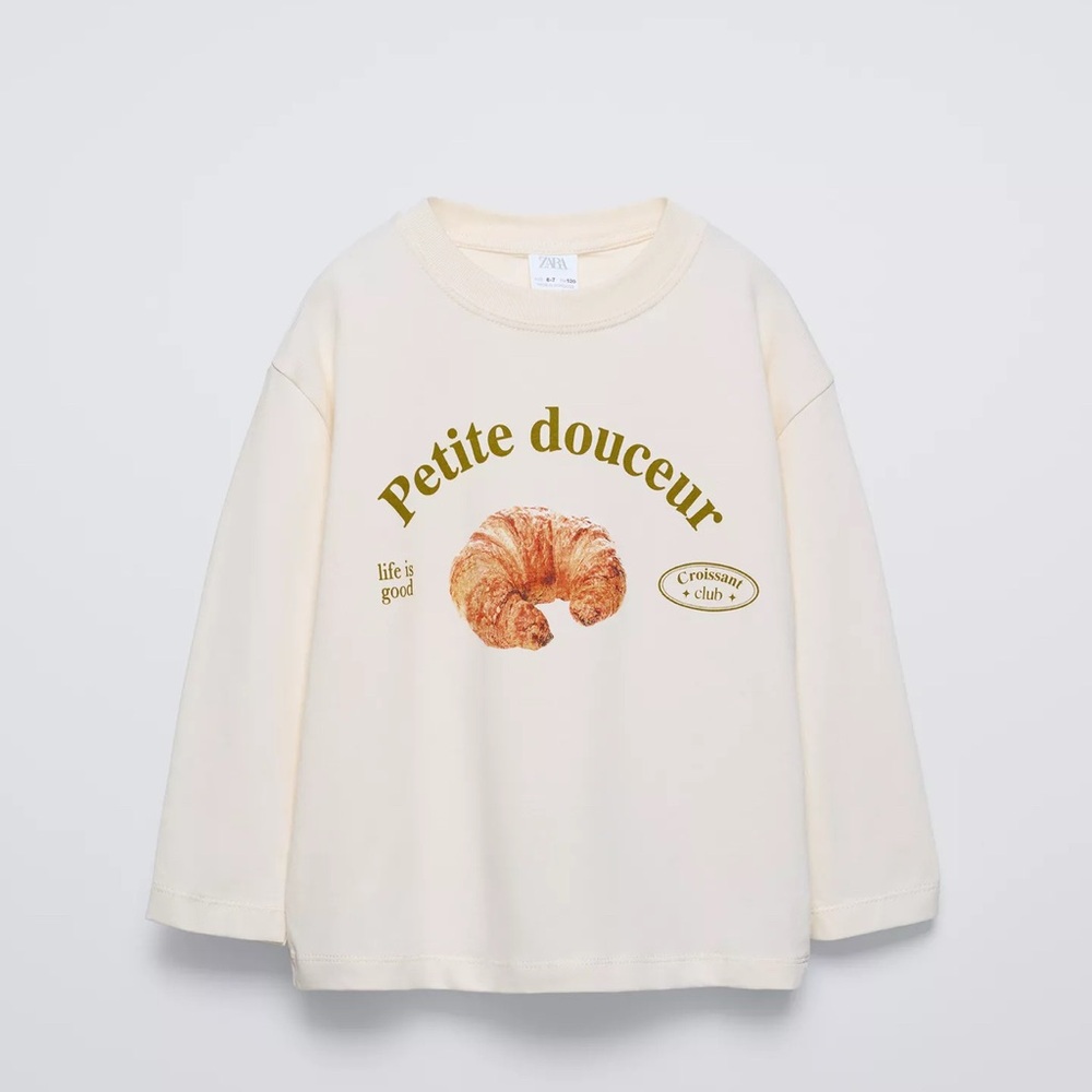 Zara Petite Douceur Kids Long Sleeve Shirt - White 9/10